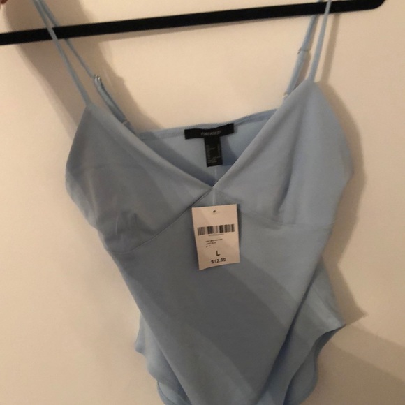 Forever 21 Tops - Light blue bodysuit NWT